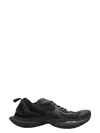 Balenciaga Black Mesh And Rubber Circuit Sneakers In Black
