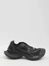Balenciaga Black Mesh And Rubber Circuit Sneakers In Black