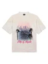 Balenciaga Men's City Of Angels Medium Fit T-shirt In White