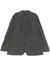 Balenciaga Men Classic Jacket In Gray