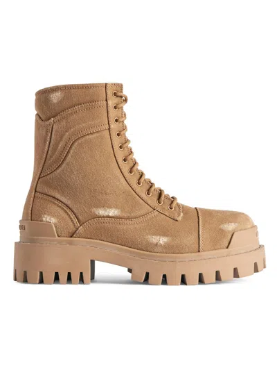 BALENCIAGA MEN'S COMBAT STRIKE BOOTS