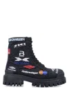 Balenciaga L20 Combat Strike Boots In Black
