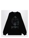Balenciaga Men Logo Sweater In Black