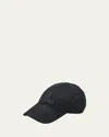 Balenciaga Men's Cotton Drill Embroidered Logo Baseball Cap