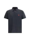 Balenciaga Cotton Piquet Polo Shirt With Lion Embroidery In Black