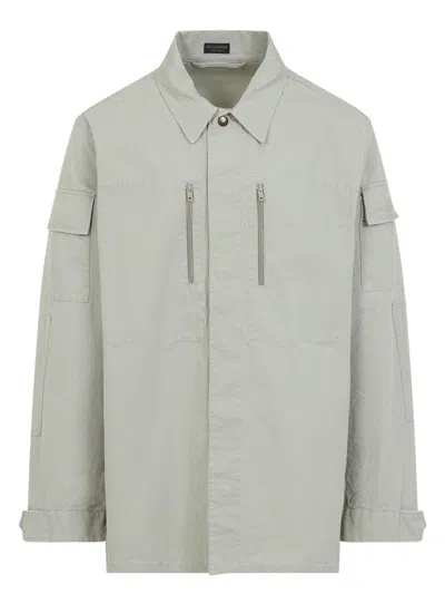 BALENCIAGA MEN'S COTTON SHIRT JACKET