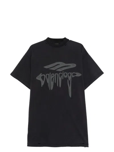 BALENCIAGA MEN'S COTTON T-SHIRT