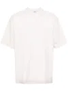 Balenciaga Men Cotton T-shirt In Neutral