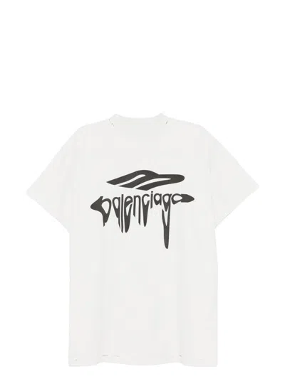 BALENCIAGA MEN'S COTTON T-SHIRTS AND POLOS