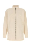Balenciaga Cotton And Polyester Sweater With Front Pockets In Yellow