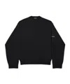 Balenciaga Men's Crewneck Sweater In Black In Black