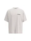 Balenciaga Oversized Logo-print Cotton-jersey T-shirt In White