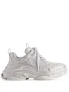 Balenciaga Triple S Embellished Sneakers In Clear