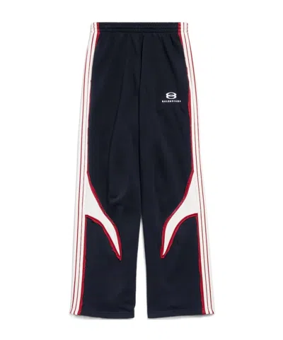 Balenciaga Oversized Cotton Unity Sports Icon Sweatpants In Black