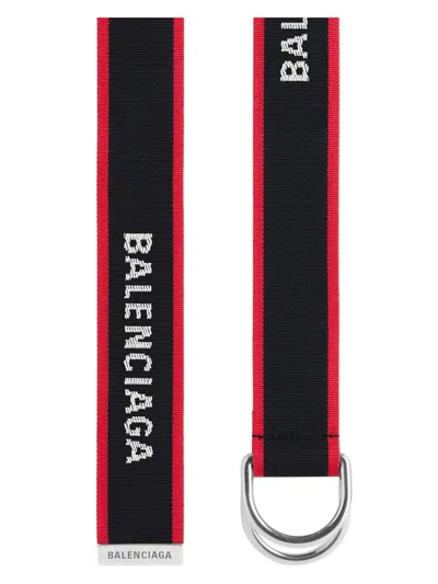 Balenciaga Men's D Ring Belt In Multi