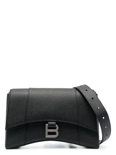 Balenciaga Men's Downtown Crossbody Xs In Black