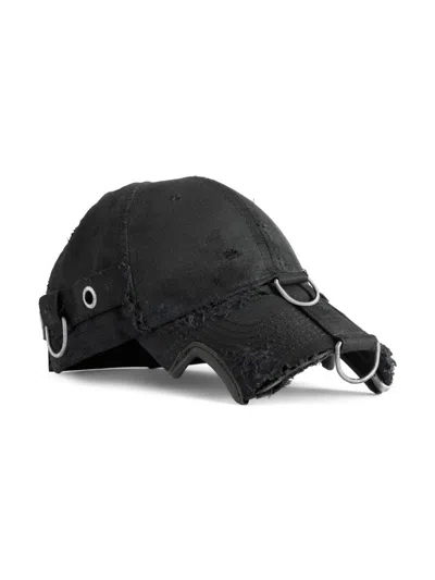 Balenciaga Men's D-ring Cargo Cap In Purple
