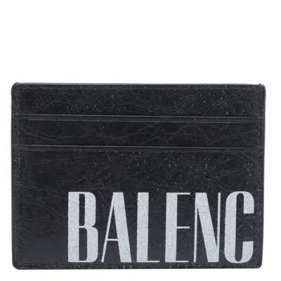 Balenciaga Men Editor Cards Holder In Black