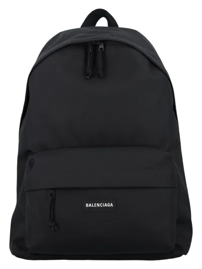 Balenciaga Explorer Backpack In Black