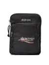 Balenciaga Explorer Political Stencil Logo Crossbody Messenger Bag In Black