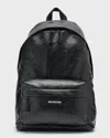 BALENCIAGA MEN'S EXPLORER LEATHER BACKPACK