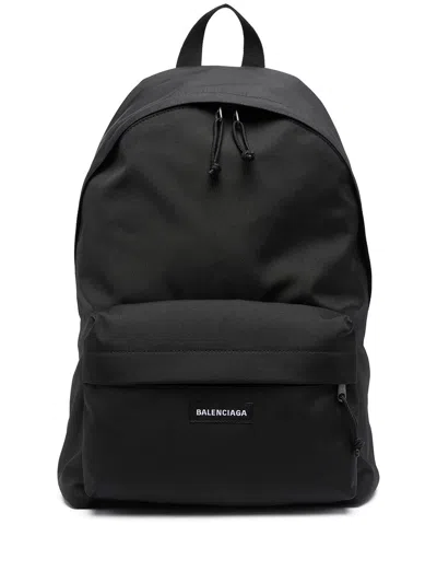 Balenciaga Men Explorer Nylon Backpack In Multicolor
