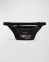 Balenciaga Explorer Nylon Belt Bag In 1090 Black