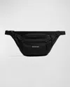 Balenciaga Explorer Casual Nylon Belt Bag In Black