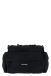 Balenciaga Small Explorer Multipocket Canvas Weekend Bag In Black