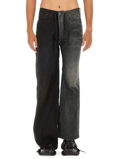 Balenciaga Men Fifty-fifty Jeans In Multicolour