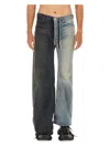 Balenciaga Men's Fifty-fifty Jeans | Size Medium | 793766 In Multicolour