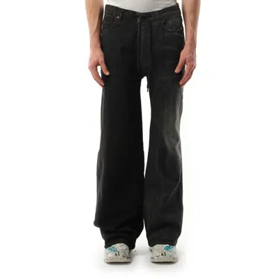 Balenciaga Men's Fifty-fifty Pants In Black