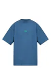 Balenciaga Men Laurel Classic T-shirt In Blue