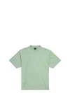 Balenciaga Back Reflective T-shirt Medium Fit In Sage Green