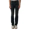 Balenciaga Men's Fitted 5 Pocket Jeans In Indigo