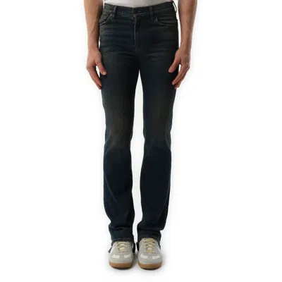 Balenciaga Men's Fitted 5 Pocket Jeans In Indigo
