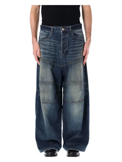 BALENCIAGA MEN'S GEORGE V BAGGY JEANS
