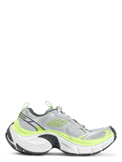 Balenciaga Men's Gray/white/fluorescent Yellow Sneaker 6xl
