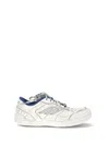 Balenciaga Hamptons Worn-out Sneakers In White And Blue In Neutral