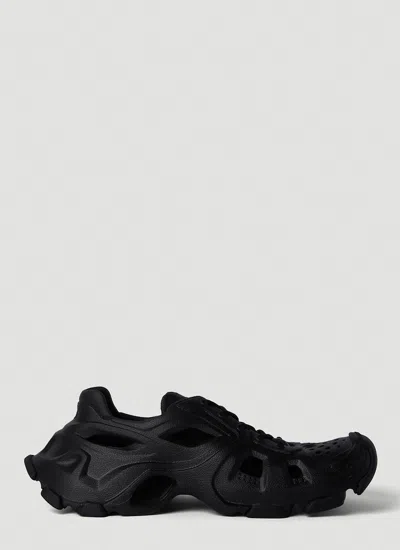 Balenciaga Men Hd Lace Up Sneakers In Black