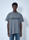 Balenciaga Men Human Being T-shirt In Gray