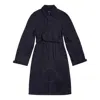 Balenciaga Belted Deconstructed Coat