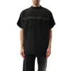 Balenciaga Men's Internal Use Only Inside Out Oversized T-shirt In Black