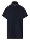 Balenciaga Logo's Polo Shirt In Blue