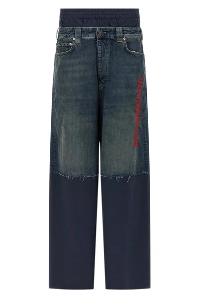 BALENCIAGA BALENCIAGA MEN JEANS INSERT JOGGERS