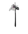 Balenciaga Men's Keychain Badge Full Charms In Multicolor In Black
