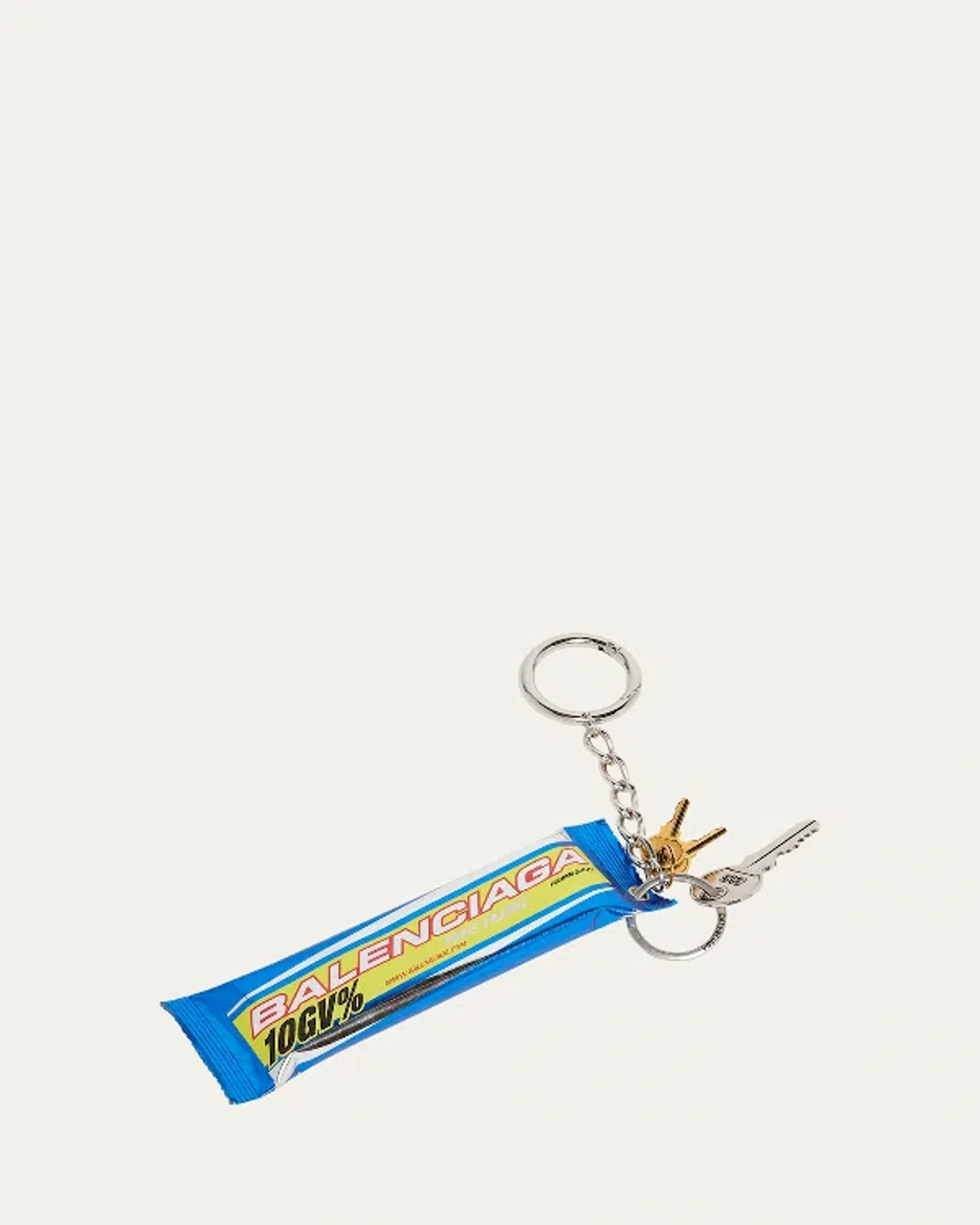 Balenciaga Keychain With Energy Bar Charm | ModeSens