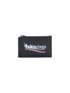 Balenciaga Black Large Cash Cardholder In Black
