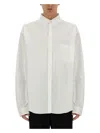Balenciaga Men Large Fit Shirt In White