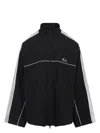 Balenciaga Black Tracksuit Jacket In Technical Fabric